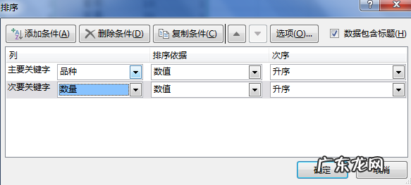 excel表格怎么多条件排序