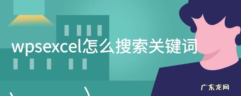 wpsexcel怎么搜索关键词