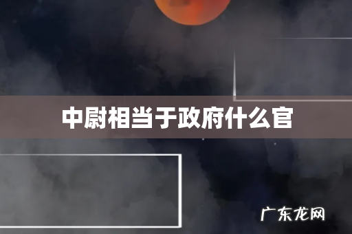 中尉相当于政府什么官