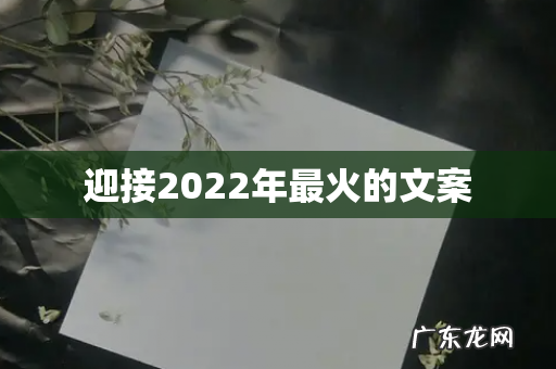 迎接2022年最火的文案