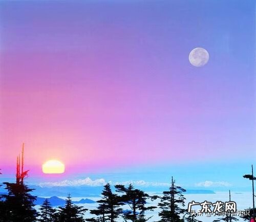 白天的月亮 寓意 白天月亮的位置