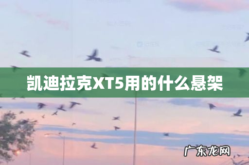 凯迪拉克XT5用的什么悬架