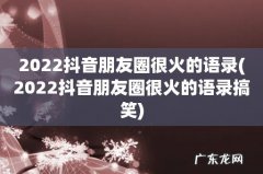 2022抖音朋友圈很火的语录搞笑 2022抖音朋友圈很火的语录