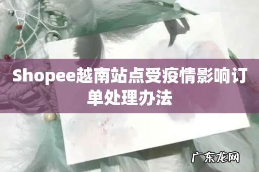 Shopee越南站点受疫情影响订单处理办法