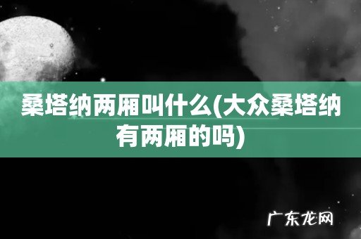 大众桑塔纳有两厢的吗 桑塔纳两厢叫什么