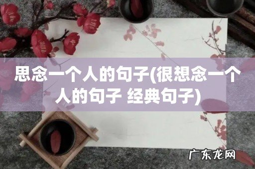 很想念一个人的句子 经典句子 思念一个人的句子