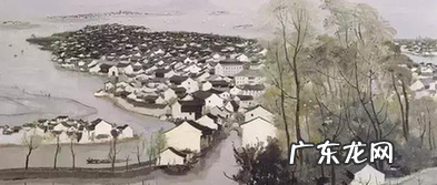 吴冠中江南水乡系列作品 吴冠中江南水乡水墨画