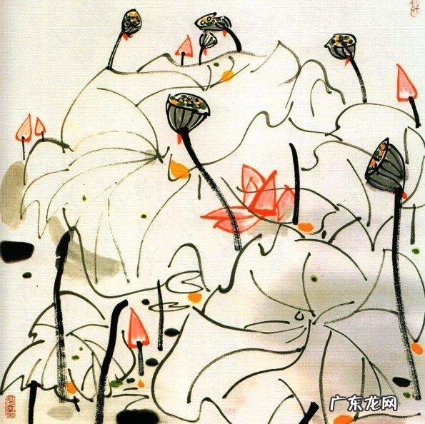 吴冠中江南水乡系列作品 吴冠中江南水乡水墨画