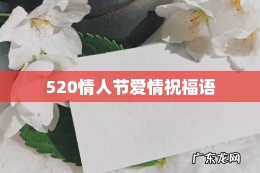 520情人节爱情祝福语