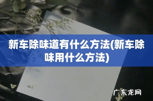 新车除味用什么方法 新车除味道有什么方法