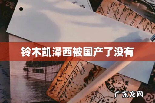 铃木凯泽西被国产了没有