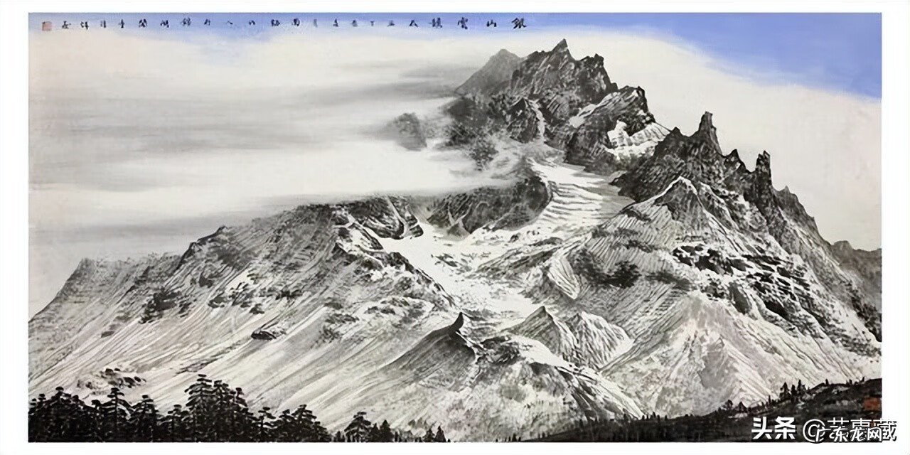 绿水青山就是金山银山的画怎么画 金山风水画