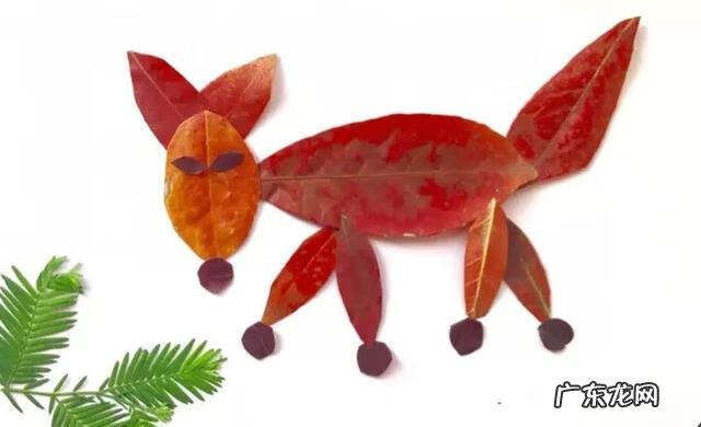 幼儿园最简单树叶贴画图片 树叶贴画幼儿园小鸟