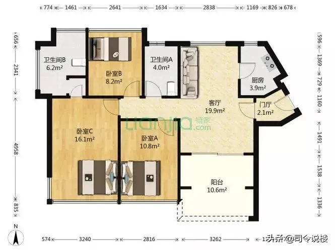 风水中的案山图 佛山市风水格局