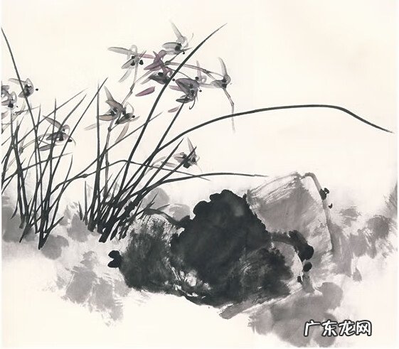 水墨兰花 水墨兰花草图片