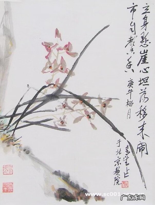 水墨兰花 水墨兰花草图片