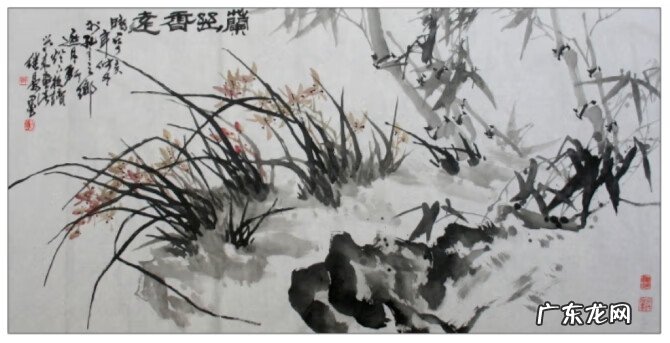 水墨兰花 水墨兰花草图片