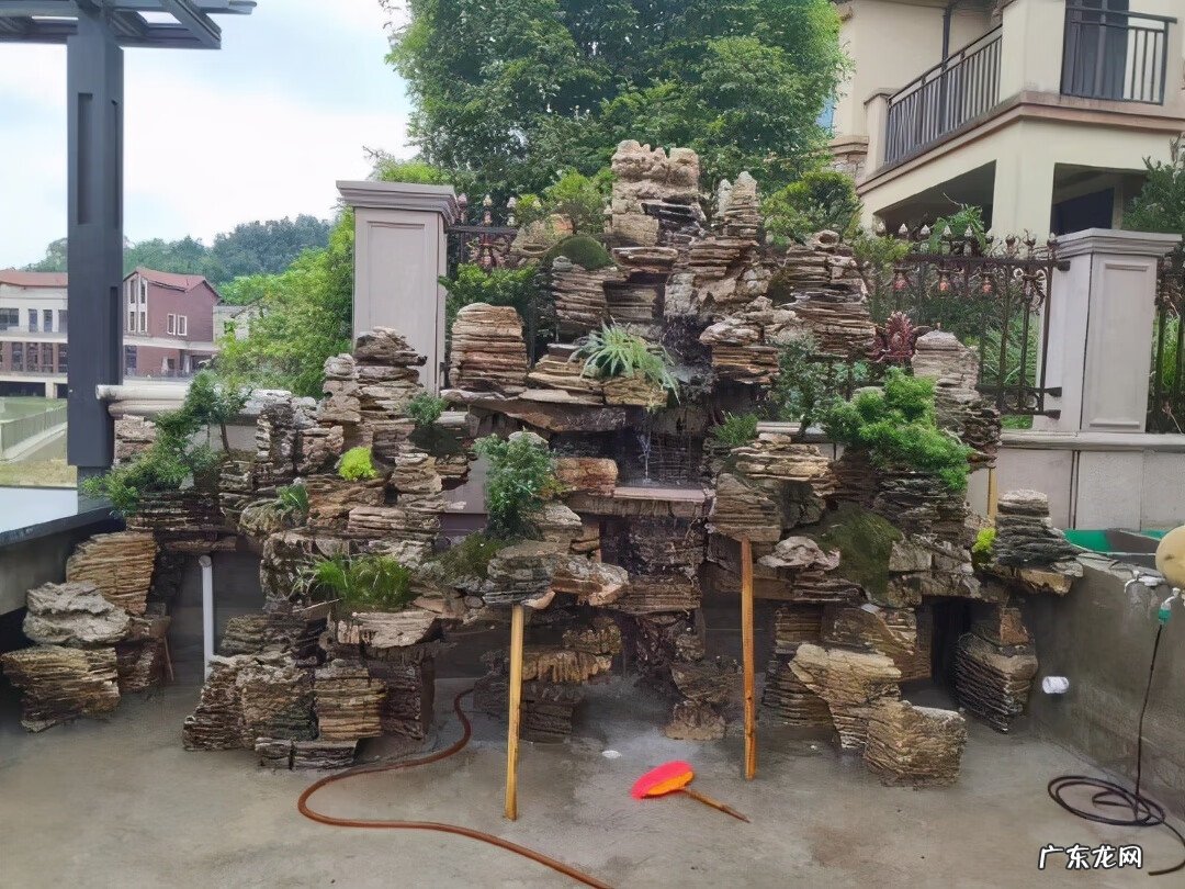 黄蜡石假山设计图集 黄蜡石 风水