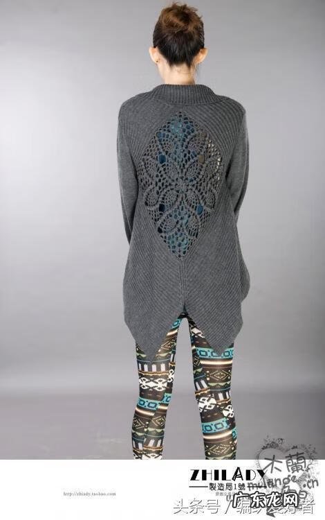 编织毛衣图案大全图解 钩织结合的毛衣编织图解