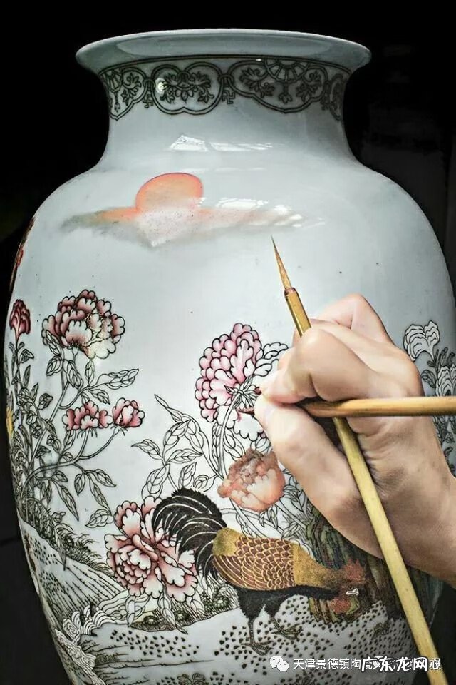 景德镇瓷鱼缸 景德镇瓷器水缸