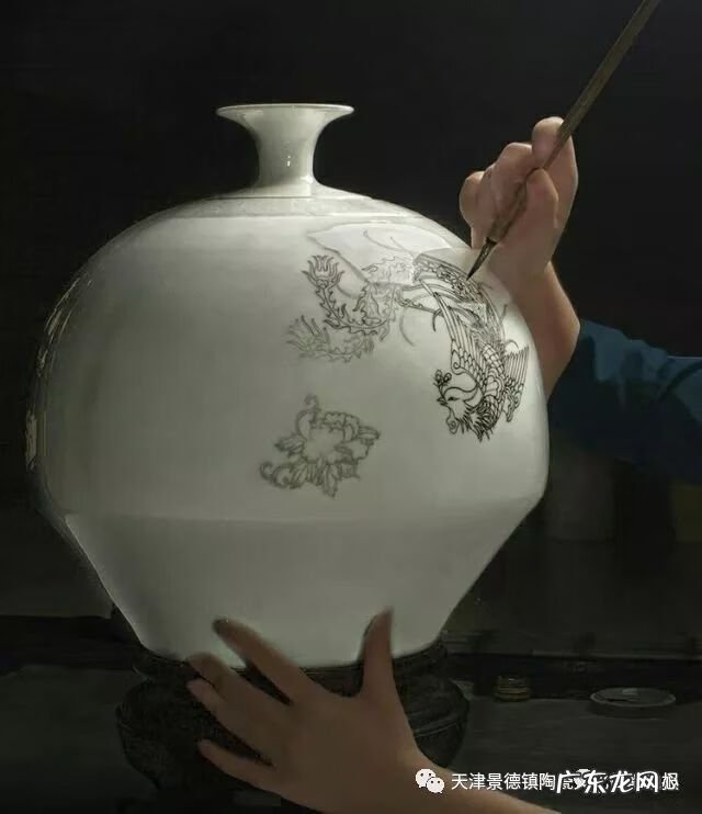 景德镇瓷鱼缸 景德镇瓷器水缸