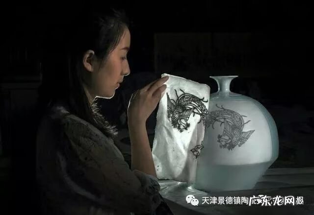 景德镇瓷鱼缸 景德镇瓷器水缸