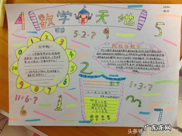 最简单的手抄报 手抄报简单小学生一年级