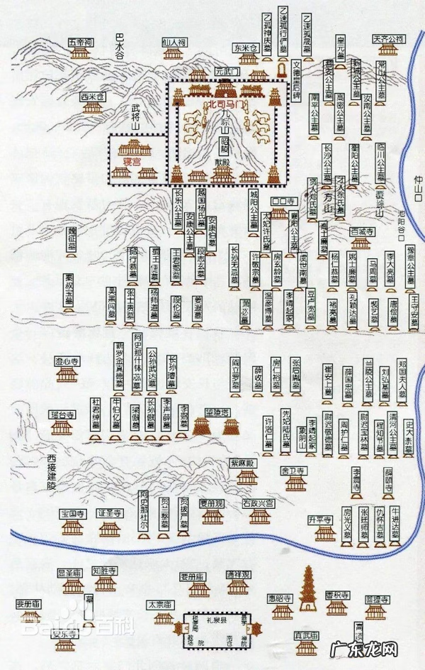 清西陵风水图解 昭陵风水图解