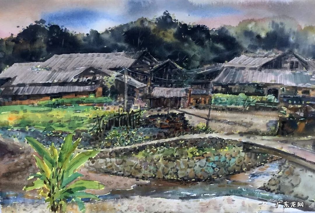 七八岁水彩画 1-7岁春风水彩画