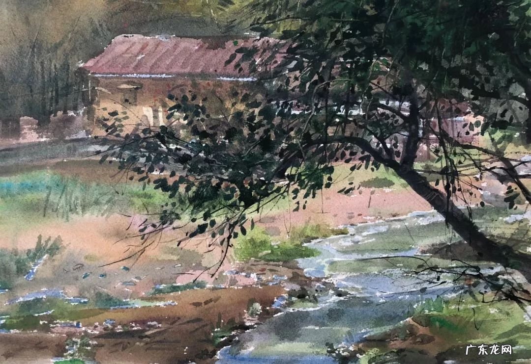 七八岁水彩画 1-7岁春风水彩画