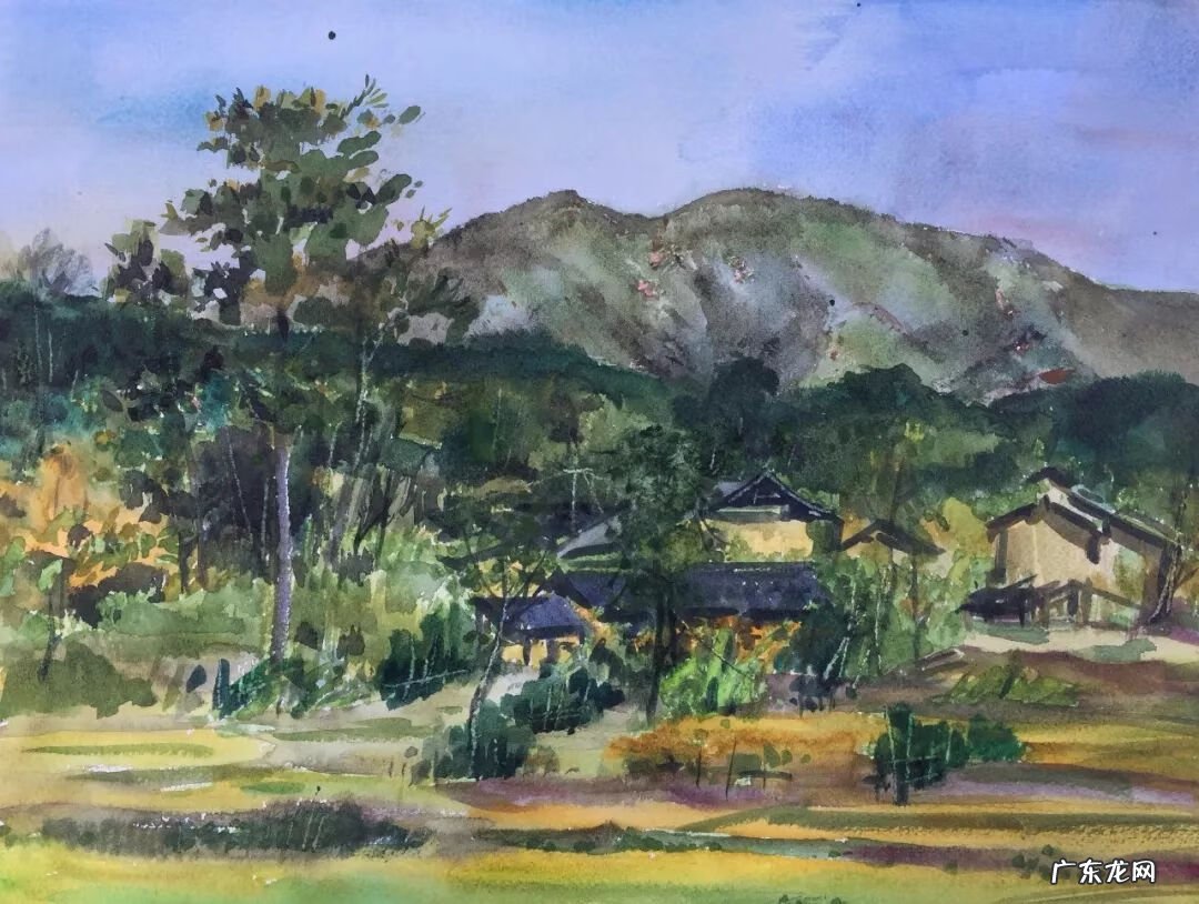 七八岁水彩画 1-7岁春风水彩画