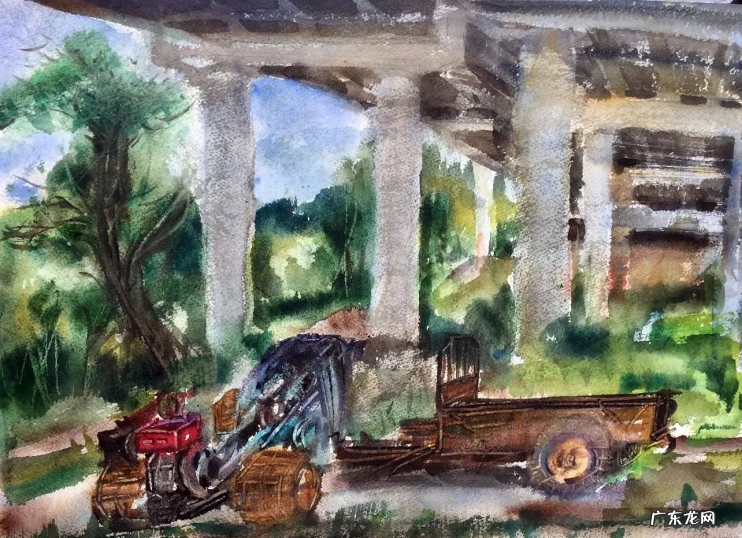 七八岁水彩画 1-7岁春风水彩画