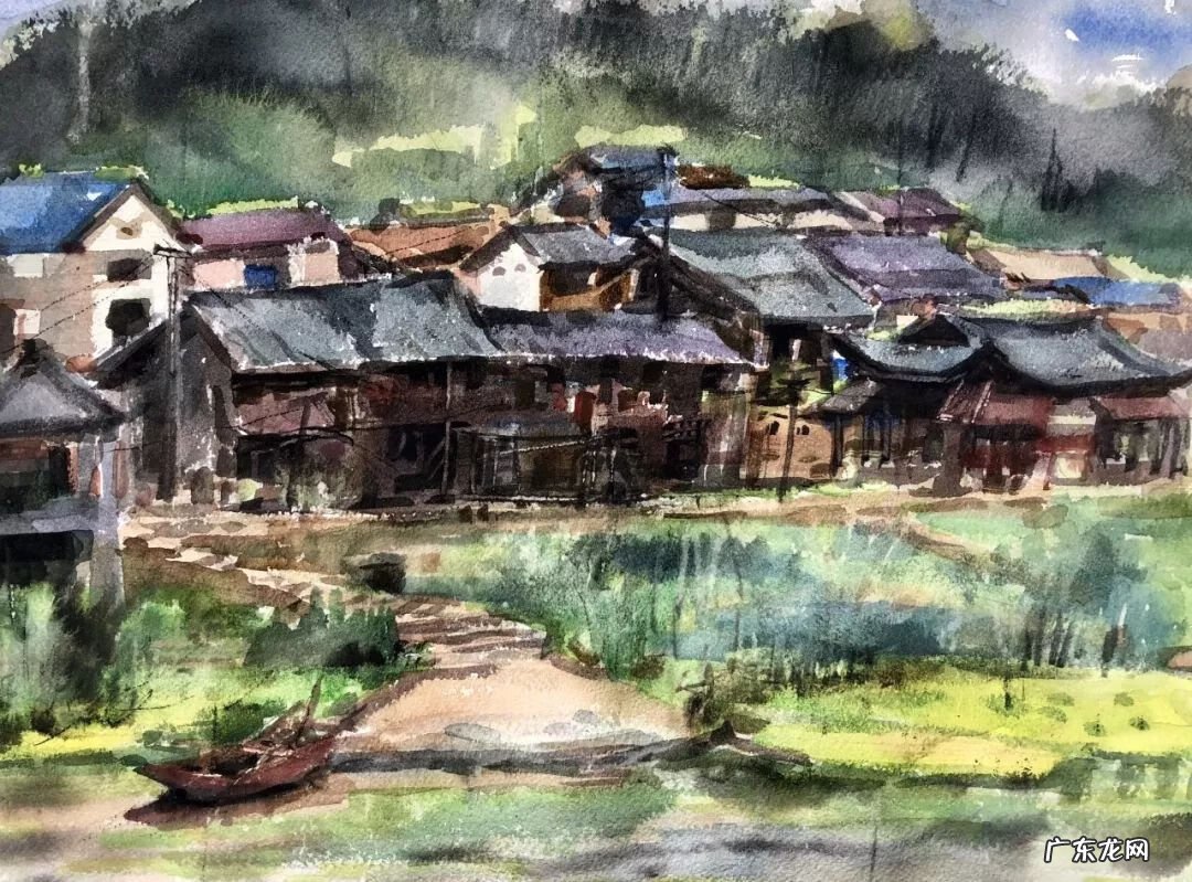 七八岁水彩画 1-7岁春风水彩画