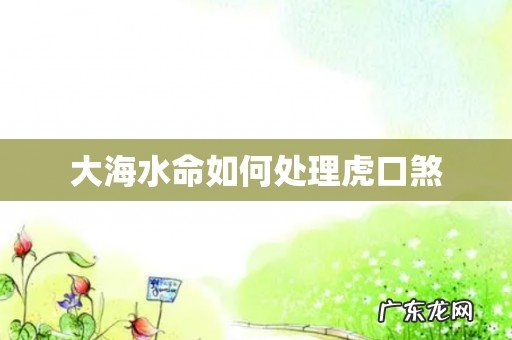 大海水命如何处理虎口煞