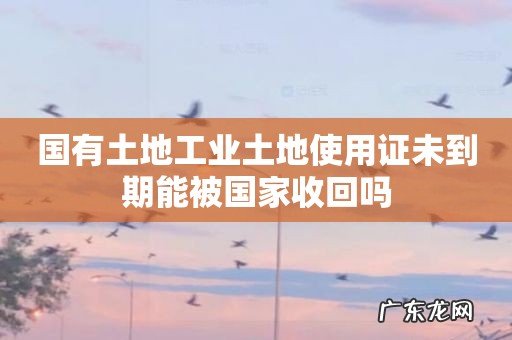 国有土地工业土地使用证未到期能被国家收回吗