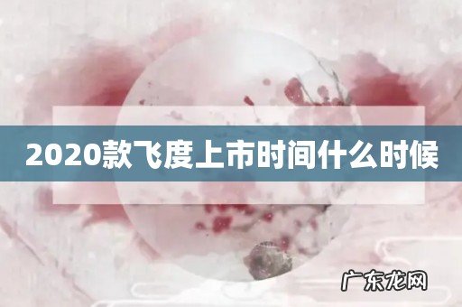 2020款飞度上市时间什么时候