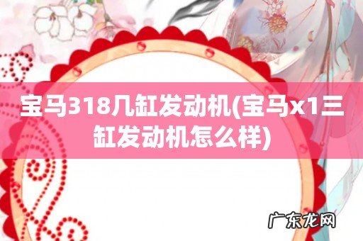 宝马x1三缸发动机怎么样 宝马318几缸发动机