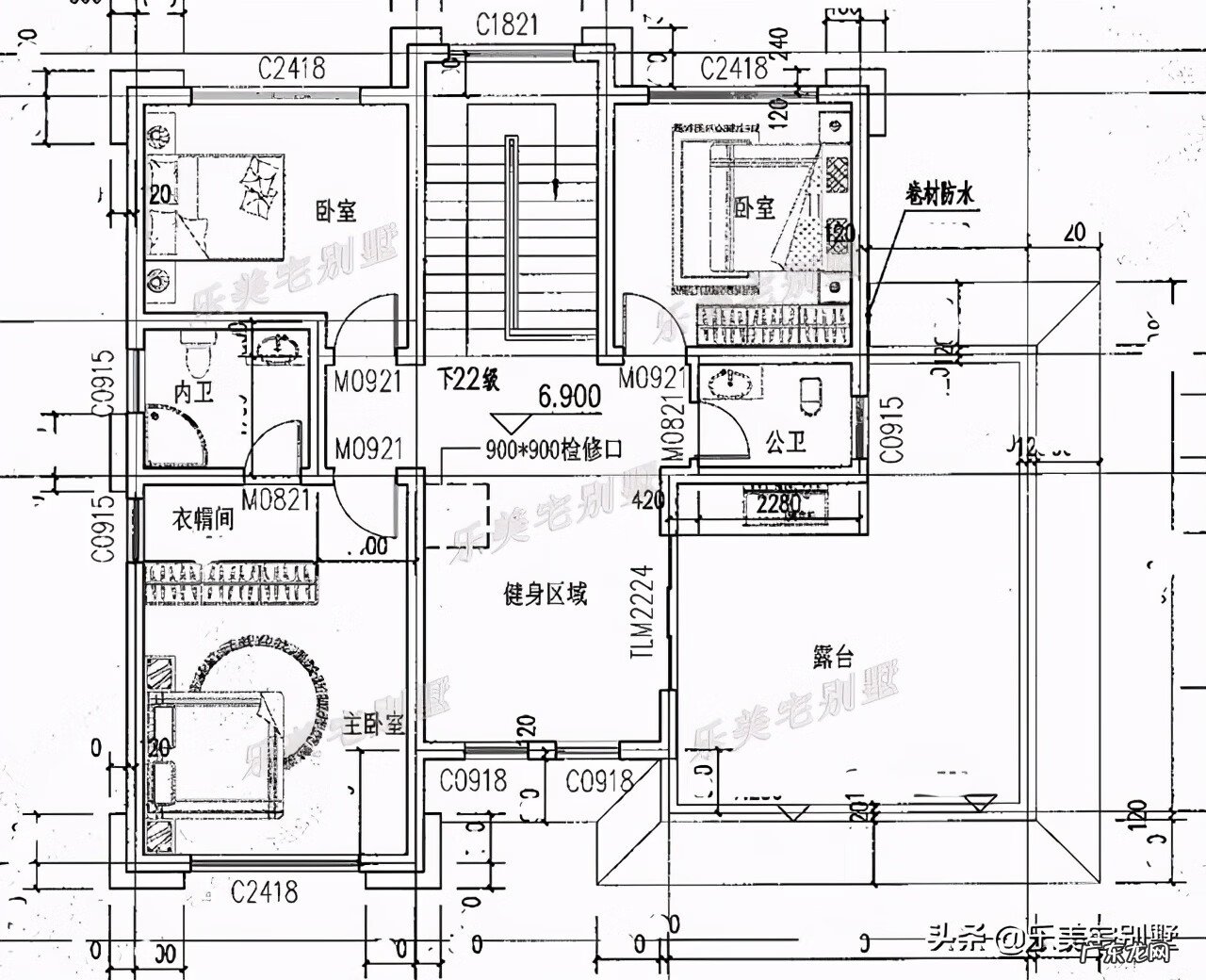 别墅设计图纸大全 别墅风水设计图纸大全