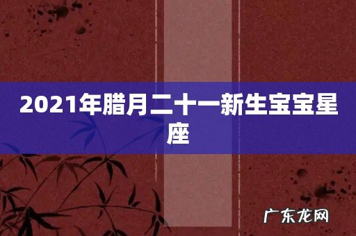 2021年腊月二十一新生宝宝星座
