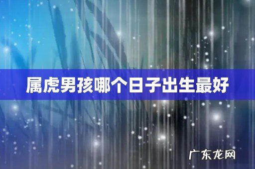属虎男孩哪个日子出生最好