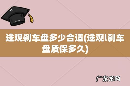 途观l刹车盘质保多久 途观刹车盘多少合适