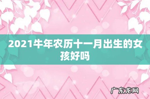2021牛年农历十一月出生的女孩好吗