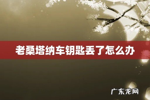 老桑塔纳车钥匙丢了怎么办