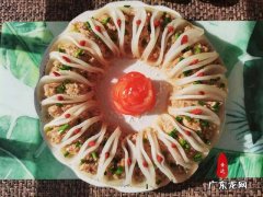 花开富贵菜的摆盘 花开富贵菜品