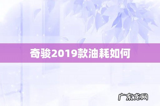 奇骏2019款油耗如何