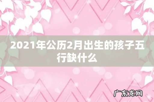 2021年公历2月出生的孩子五行缺什么