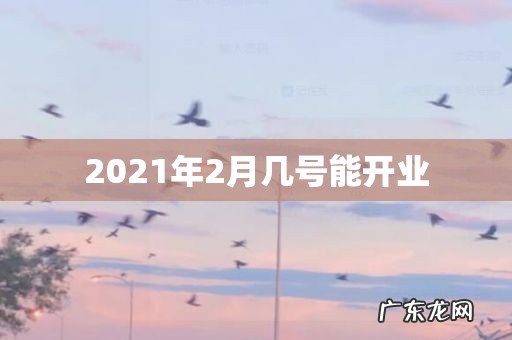 2021年2月几号能开业