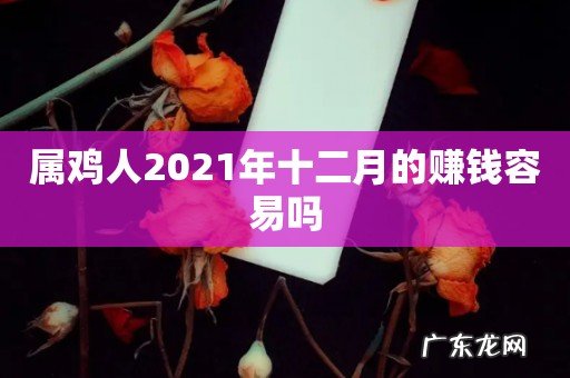 属鸡人2021年十二月的赚钱容易吗
