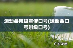 运动会口号班级口号 运动会班级宣传口号