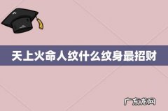 天上火命人纹什么纹身最招财